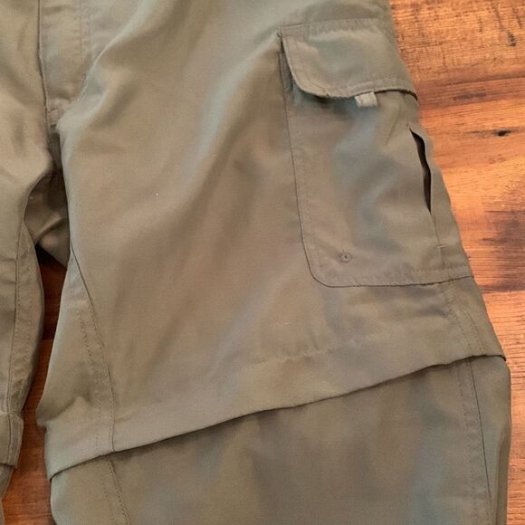 Utex Canada Army Olive Green Convertible Quick Dry Hiking Pants Sz L - Picture 4 of 8